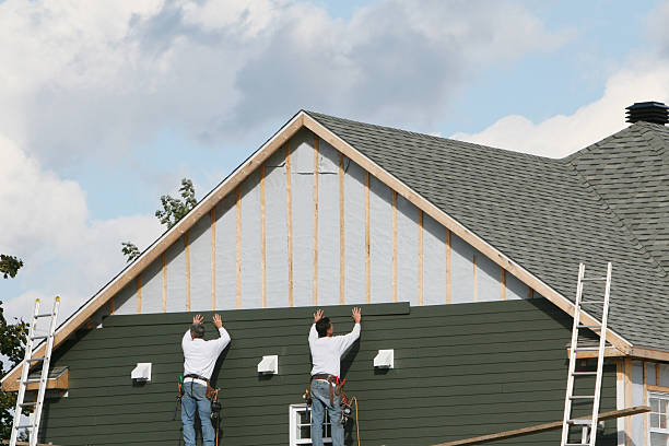 Professional Fiber Cement Siding technician working in Julian, NC